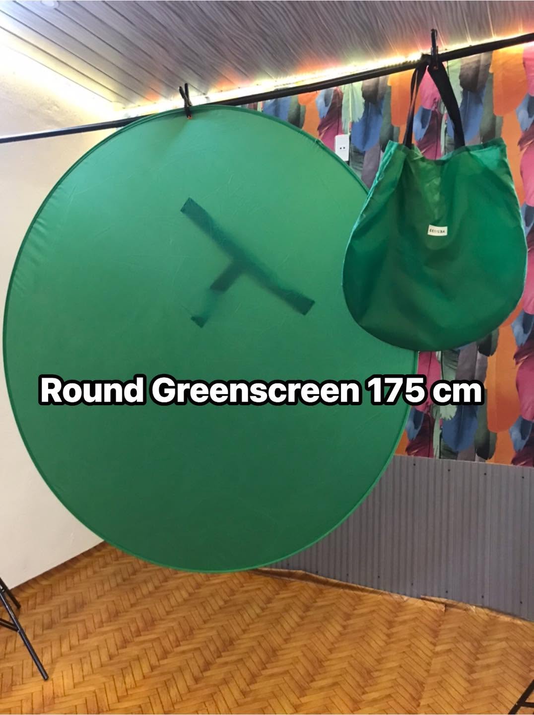 Round Greenscreen Panel